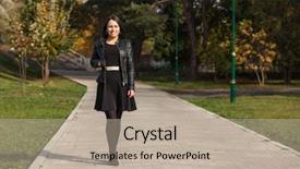  Presentation with lonely - PPT theme enhanced with yellow beige brown green blue - lonely teenage girl background and a mint green colored foreground