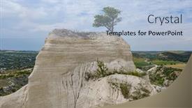  Presentation with europe moldova - Presentation consisting of lonely-tree-at-llimestone-quarry background and a light blue colored foreground