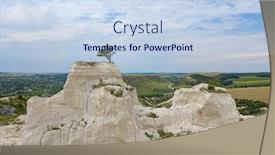  Presentation with europe moldova - PPT layouts having lonely-tree-at-llimestone-quarry background and a sky blue colored foreground