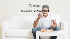  Presentation with lemak - Slide deck having lonely young single indian man background and a white colored foreground