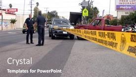  Presentation with intersection - Slide deck enhanced with long-beach-california-december-3 background and a gray colored foreground