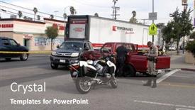  Presentation with intersection - Slide deck having long-beach-california-december-3 background and a gray colored foreground