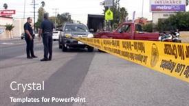  Presentation with intersection - Slide set featuring long-beach-california-december-3 background and a gray colored foreground