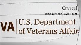  Presentation with veterans - Colorful PPT theme enhanced with long-beach-california-usa-march backdrop and a white colored foreground