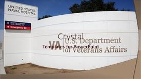 Presentation with veterans - Slide set with long-beach-california-usa-march background and a lemonade colored foreground