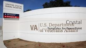  Presentation with veterans - Slide deck enhanced with long-beach-california-usa-march background and a lemonade colored foreground