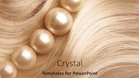  Presentation with long hair - Presentation theme enhanced with long-blond-hair-as-background background and a coral colored foreground