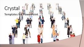  Presentation with team building on white - PPT layouts having family succession - united company team over white background and a white colored foreground