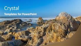  Presentation with ocean - PPT layouts enhanced with long-exposure-at-the-ocean background and a  colored foreground