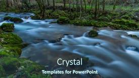  Presentation with national - Presentation design having long-exposure-at-the-portuguese background and a ocean colored foreground