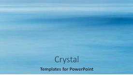  Presentation with water wave - Cool new presentation theme with long-exposure-of-sea-water backdrop and a light blue colored foreground