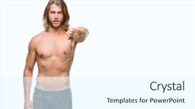  Presentation with long tailed macaque macaca fascicularis - Presentation design having long hair showing sexy body background and a  colored foreground