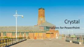  Presentation with park - Audience pleasing theme consisting of long island - jacob riis park rockaway queens backdrop and a light blue colored foreground