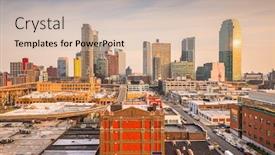  Presentation with new york city - PPT theme consisting of long-island-city-new-york background and a lemonade colored foreground