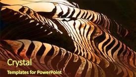  Presentation with golden rice - Cool new presentation theme with long ji terraced rice field backdrop and a tawny brown colored foreground