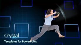  Presentation with classy - PPT theme having long lines square - composite image of cheerful classy background and a  colored foreground