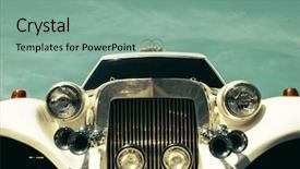  Presentation with white wedding - Audience pleasing PPT theme consisting of long service - white wedding limousine decorated backdrop and a seafoam green colored foreground