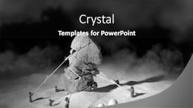  Presentation with wait - Colorful PPT theme enhanced with long-wait-for-freedom-searching backdrop and a dark gray colored foreground