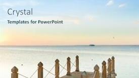  Presentation with heaven - Slide deck enhanced with long way to heaven background and a sky blue colored foreground