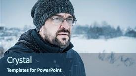  Presentation with snow day - Amazing PPT layouts having longing - cloudy winter day lonely sad backdrop and a ocean colored foreground