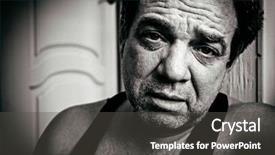  Presentation with art black and white marble - Colorful PPT layouts enhanced with longing - man is depressed black backdrop and a dark gray colored foreground