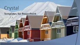  Presentation with norway - Cool new presentation theme with longyearbyen-norway-the-worlds-northern backdrop and a  colored foreground