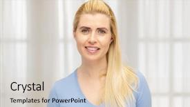  Presentation with beautiful black women smiling - Presentation enhanced with look good feel good - beautiful smiling blonde middle aged background and a lemonade colored foreground