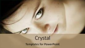  Presentation with super woman women power - Colorful slide deck enhanced with look good feel good - young beautiful woman portrait staring backdrop and a coral colored foreground