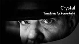  Presentation with black man - Amazing PPT layouts having look-of-an-adult-man backdrop and a black colored foreground