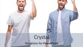  Presentation with collage - PPT layouts consisting of look over white isolated backgroud background and a light blue colored foreground