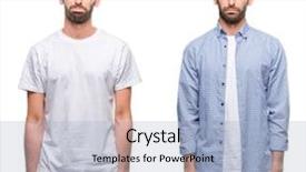  Presentation with nutrition word collage - Cool new slides with look over white isolated backgroud backdrop and a  colored foreground