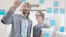  Presentation with notepaper - Theme consisting of lookikng at one of notepaper background and a mint green colored foreground