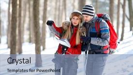  Presentation with map - Slide set featuring looking and showing right way background and a light blue colored foreground