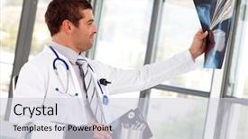  Presentation with treatment - Presentation theme with looking at an x-ray background and a lemonade colored foreground