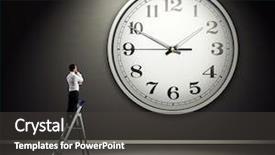  Presentation with step - Colorful PPT theme enhanced with the pair of step backdrop and a dark gray colored foreground