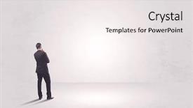  Presentation with elegant - Slide set consisting of looking at big empty white background and a  colored foreground