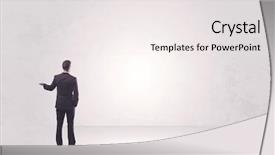  Presentation with elegant - Beautiful slide deck featuring looking at big empty white backdrop and a white colored foreground