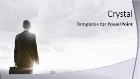  Presentation with marketing strategy - Slides with looking at business marketing strategy background and a white colored foreground