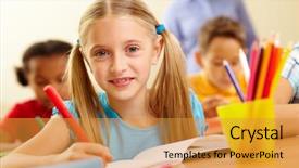  Presentation with speed camera in night - Audience pleasing slides consisting of looking at camera at lesson backdrop and a gold colored foreground