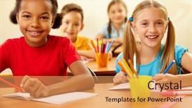  Presentation with ancient indian philosophy lovely - Colorful PPT layouts enhanced with looking at camera at lesson backdrop and a  colored foreground