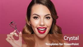  Presentation with perfect - Beautiful slide deck featuring looking at camera holding instrument backdrop and a tawny brown colored foreground