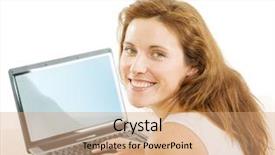  Presentation with smiling kids at summer camp - Audience pleasing theme consisting of looking at camera while touching backdrop and a coral colored foreground