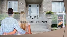  Presentation with mortgage - PPT layouts enhanced with looking at new home mortgage background and a  colored foreground