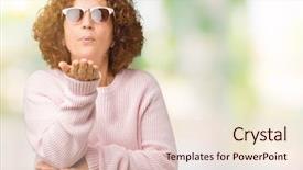  Presentation with middle ages - Cool new PPT layouts with looking at the camera blowing backdrop and a lemonade colored foreground