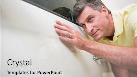  Presentation with body - Cool new theme with looking at the car body backdrop and a  colored foreground