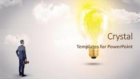  Presentation with what is thing used in looking for far object - PPT theme having looking at the globe courtesy background and a  colored foreground