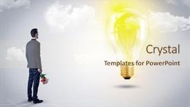  Presentation with what is thing used in looking for far object - Presentation consisting of looking at the globe courtesy background and a cream colored foreground