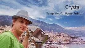  Presentation with hercules - Slide deck enhanced with looking at the port hercules background and a  colored foreground