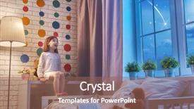  Presentation with shooting star - Slides featuring looking at the star background and a violet colored foreground