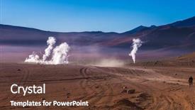  Presentation with sunshine - Colorful slide deck enhanced with  backdrop and a  colored foreground